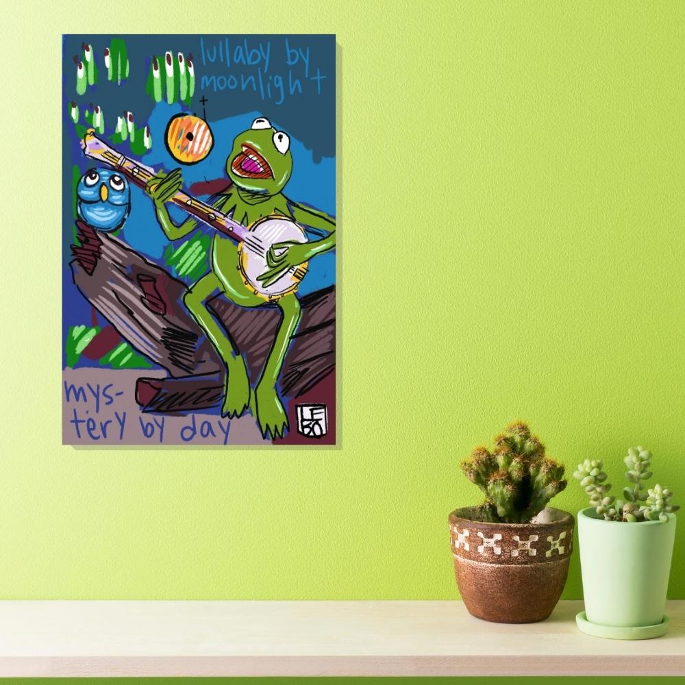 Lullaby by Moonlight - Lebo Steel Mineral Print